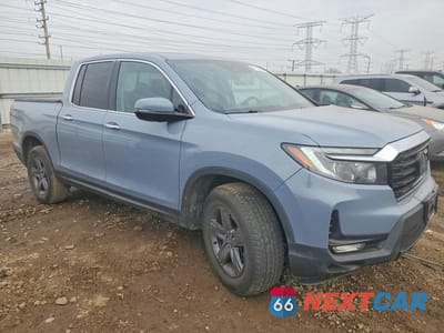 Czwarte zdjęcie samochodu z boku: 2022 HONDA RIDGELINE RTL VIN:5FPYK3F79NB037695 - miniatura