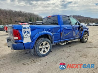 Trzecie zdjęcie samochodu z tyłu: 2014 RAM 1500 SPORT VIN:1C6RR7HT9ES245046 - miniatura