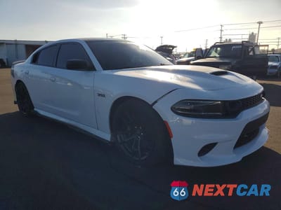 Czwarte zdjęcie samochodu z boku: 2023 DODGE CHARGER SCAT PACK VIN:2C3CDXGJ4PH650761 - miniatura