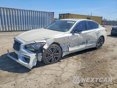 2019 INFINITI Q50 3.0T LUXE JN1EV7AR7KM555751 - główne zdjęcie licytacji z USA - miniatura