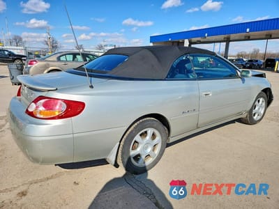 Trzecie zdjęcie samochodu z tyłu: 2002 TOYOTA CAMRY SOLARA SLE V6 VIN:2T1FF28P52C592817 - miniatura