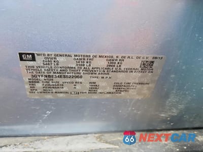 Zdjęcie 13 z 13 samochodu: 2014 CADILLAC SRX LUXURY COLLECTION VIN:3GYFNBE34ES522960 - miniatura