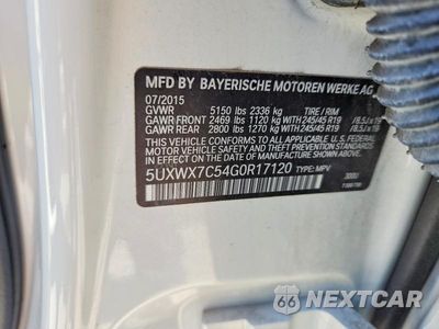 Zdjęcie 13 z 13 samochodu: 2016 BMW X3 XDRIVE35I VIN:5UXWX7C54G0R17120 - miniatura