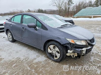 Czwarte zdjęcie samochodu z boku: 2014 HONDA CIVIC LX VIN:2HGFB2F57EH531395 - miniatura