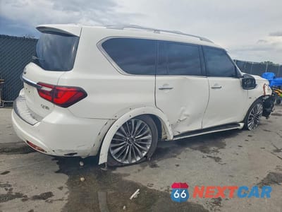 Trzecie zdjęcie samochodu z tyłu: 2019 INFINITI QX80 LUXE VIN:JN8AZ2NE0K9227010 - miniatura