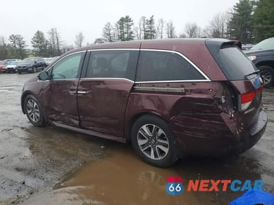 Drugie zdjęcie samochodu z przodu: 2014 HONDA ODYSSEY EX VIN:5FNRL5H91EB017235 - miniatura