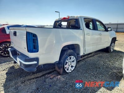 Trzecie zdjęcie samochodu z tyłu: 2022 CHEVROLET COLORADO LT VIN:1GCGTCENXN1264615 - miniatura