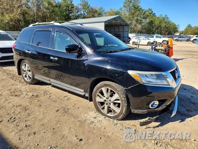 Czwarte zdjęcie samochodu z boku: 2014 NISSAN PATHFINDER PLATINUM VIN:5N1AR2MN9EC715324 - miniatura