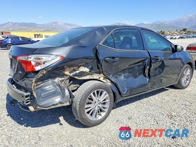 Trzecie zdjęcie samochodu z tyłu: 2015 TOYOTA COROLLA LE PLUS VIN:5YFBURHE8FP193420 - miniatura
