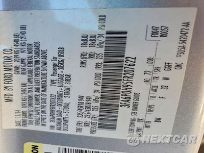 Zdjęcie 12 z 13 samochodu: 2015 FORD FUSION SE VIN:3FA6P0H95FR207622 - miniatura