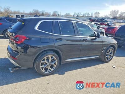 Trzecie zdjęcie samochodu z tyłu: 2023 BMW X3 SDRIVE30I VIN:5UX43DP02P9P09930 - miniatura