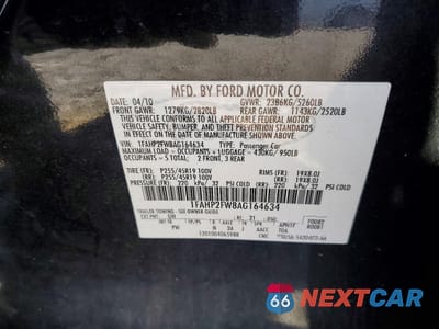 Zdjęcie 12 z 12 samochodu: 2010 FORD TAURUS LIMITED VIN:1FAHP2FW8AG164634 - miniatura