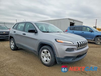 Czwarte zdjęcie samochodu z boku: 2015 JEEP CHEROKEE SPORT VIN:1C4PJLAB3FW596756 - miniatura