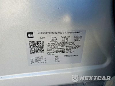 Zdjęcie 14 z 14 samochodu: 2022 CHEVROLET EQUINOX LT VIN:2GNAXTEV0N6134227 - miniatura