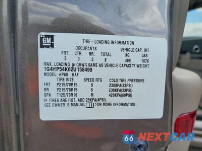 Zdjęcie 12 z 12 samochodu: 2002 BUICK LESABRE CUSTOM VIN:1G4HP54K62U158499 - miniatura