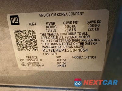 Zdjęcie 14 z 14 samochodu: 2025 CHEVROLET TRAX ACTIV VIN:KL77LKEP1SC044854 - miniatura