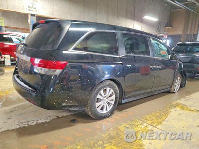 Trzecie zdjęcie samochodu z tyłu: 2016 HONDA ODYSSEY EXL VIN:5FNRL5H66GB097995 - miniatura