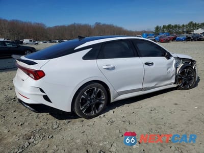 Trzecie zdjęcie samochodu z tyłu: 2022 KIA K5 GT-LINE VIN:5XXG64J28NG119733 - miniatura