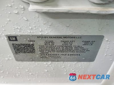 Zdjęcie 13 z 13 samochodu: 2019 CHEVROLET MALIBU LT VIN:1G1ZD5ST7KF149191 - miniatura