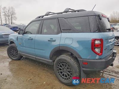 Drugie zdjęcie samochodu z przodu: 2023 FORD BRONCO SPORT BADLANDS VIN:3FMCR9D93PRD40250 - miniatura