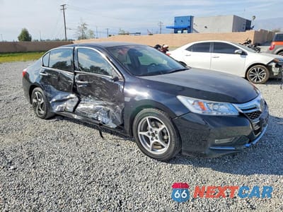 Czwarte zdjęcie samochodu z boku: 2014 HONDA ACCORD PLUG-IN HYBRID VIN:JHMCR5F72EC000509 - miniatura