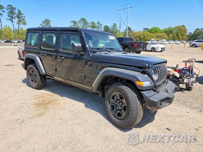 Czwarte zdjęcie samochodu z boku: 2026 JEEP WRANGLER SPORT VIN:1C4PJXDN2TW162255 - miniatura