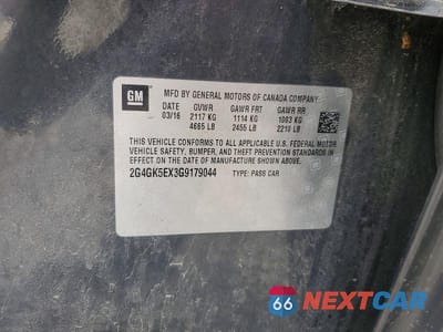 Zdjęcie 13 z 13 samochodu: 2016 BUICK REGAL VIN:2G4GK5EX3G9179044 - miniatura