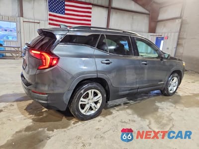 Trzecie zdjęcie samochodu z tyłu: 2018 GMC TERRAIN SLE VIN:3GKALTEV0JL382251 - miniatura