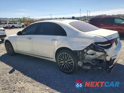 Drugie zdjęcie samochodu z przodu: 2021 MERCEDES-BENZ S 580 4MATIC VIN:W1K6G7GBXMA040114 - miniatura