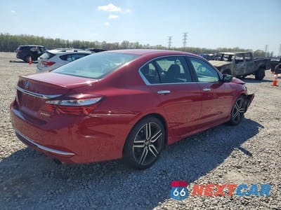 Trzecie zdjęcie samochodu z tyłu: 2017 HONDA ACCORD SPORT VIN:1HGCR2F51HA053461 - miniatura