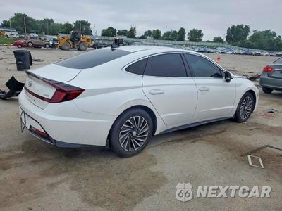 Trzecie zdjęcie samochodu z tyłu: 2022 HYUNDAI SONATA HYBRID SEL VIN:KMHL34JJ6NA043435 - miniatura