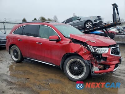Czwarte zdjęcie samochodu z boku: 2019 ACURA MDX SH-AWD A-SPEC VIN:5J8YD4H34KL030649 - miniatura
