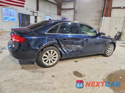 Trzecie zdjęcie samochodu z tyłu: 2010 AUDI A4 PREMIUM PLUS VIN:WAUFFAFL8AN005478 - miniatura