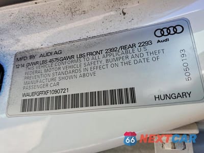 Zdjęcie 12 z 12 samochodu: 2015 AUDI A3 PREMIUM PLUS VIN:WAUEFGFFXF1090721 - miniatura