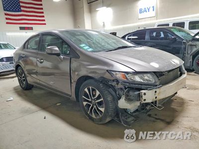 Czwarte zdjęcie samochodu z boku: 2013 HONDA CIVIC EX VIN:19XFB2F88DE251195 - miniatura