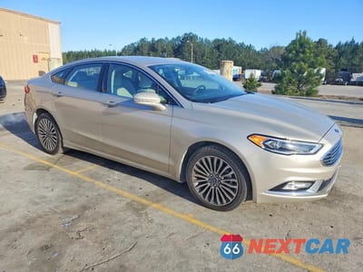 Czwarte zdjęcie samochodu z boku: 2018 FORD FUSION TITANIUM VIN:3FA6P0D92JR168289 - miniatura