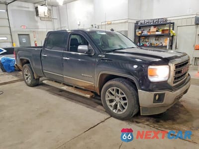 Czwarte zdjęcie samochodu z boku: 2014 GMC SIERRA K1500 SLT VIN:3GTU2VEC2EG267400 - miniatura