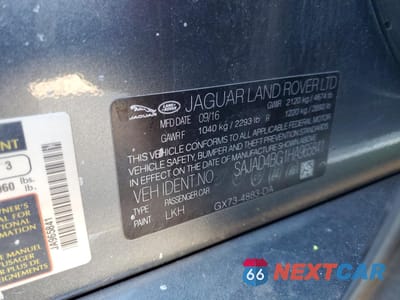 Zdjęcie 12 z 12 samochodu: 2017 JAGUAR XE PREMIUM VIN:SAJAD4BG1HA965841 - miniatura