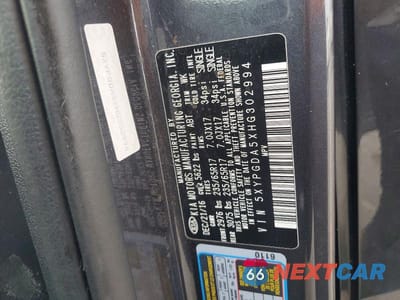 Zdjęcie 13 z 13 samochodu: 2017 KIA SORENTO LX V6 VIN:5XYPGDA5XHG302994 - miniatura