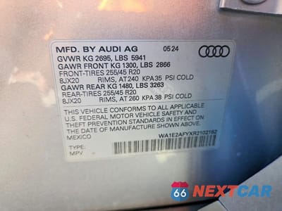 Zdjęcie 13 z 13 samochodu: 2024 AUDI Q5 E PREMIUM PLUS 55 VIN:WA1E2AFYXR2102162 - miniatura
