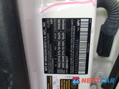 Zdjęcie 13 z 13 samochodu: 2022 MERCEDES-BENZ GLE 350 4MATIC VIN:4JGFB4KB2NA628374 - miniatura