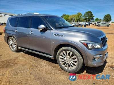 Czwarte zdjęcie samochodu z boku: 2016 INFINITI QX80 VIN:JN8AZ2NEXG9126838 - miniatura