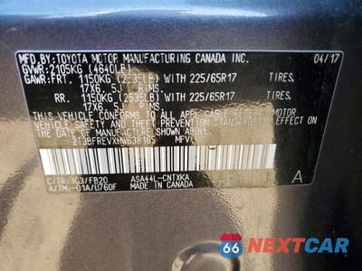 Zdjęcie 12 z 12 samochodu: 2017 TOYOTA RAV4 LE VIN:2T3BFREVXHW638165 - miniatura