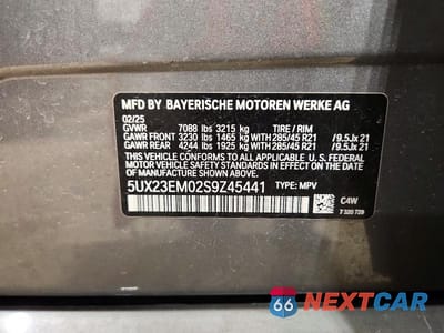 Zdjęcie 13 z 13 samochodu: 2025 BMW X7 XDRIVE40I VIN:5UX23EM02S9Z45441 - miniatura