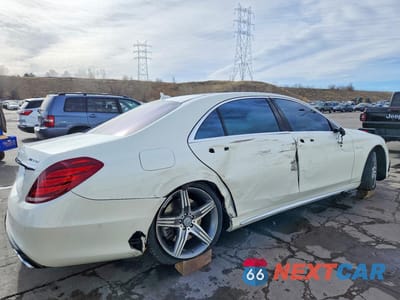 Trzecie zdjęcie samochodu z tyłu: 2014 MERCEDES-BENZ S 63 AMG VIN:WDDUG7JB1EA027592 - miniatura