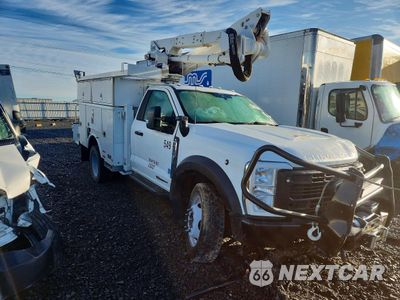 Czwarte zdjęcie samochodu z boku: 2024 FORD F550 SUPER - BUCKET TRUCK VIN:1FDUF5HT7RDA30397 - miniatura