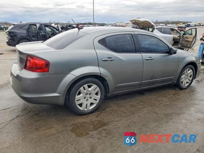 Trzecie zdjęcie samochodu z tyłu: 2012 DODGE AVENGER SE VIN:1C3CDZAB9CN133891 - miniatura