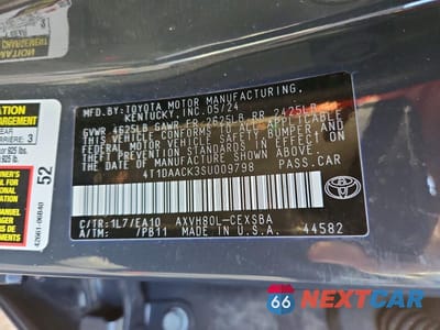 Zdjęcie 12 z 12 samochodu: 2025 TOYOTA CAMRY SE VIN:4T1DAACK3SU009798 - miniatura