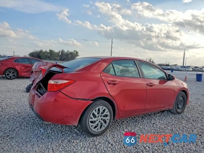 Trzecie zdjęcie samochodu z tyłu: 2017 TOYOTA COROLLA LE VIN:5YFBURHE0HP631365 - miniatura