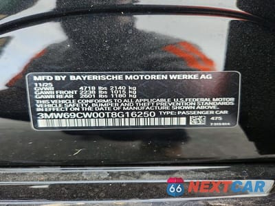 Zdjęcie 12 z 12 samochodu: 2026 BMW 330I VIN:3MW69CW00T8G16250 - miniatura